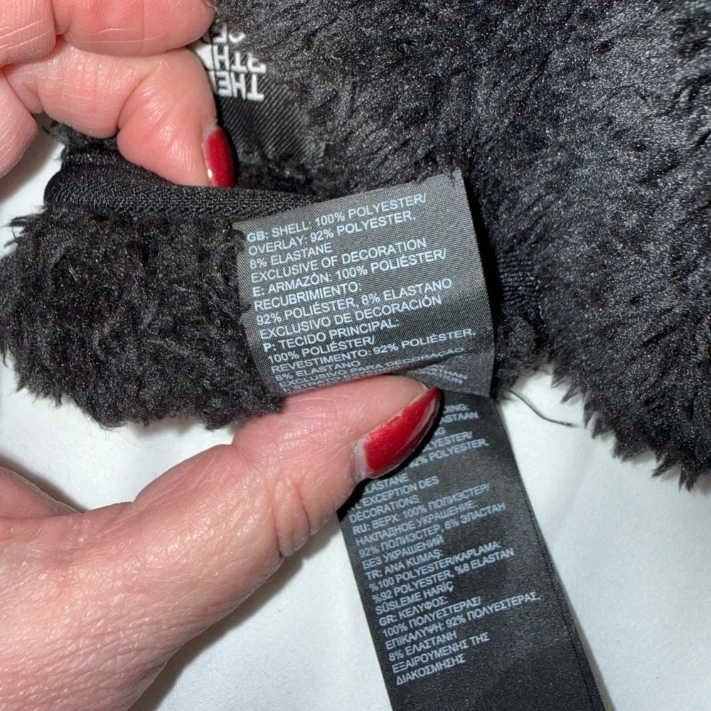 THE NORTH FACE WOMEN'S FURRY FLEECE E-TIP iPhone Tech GLOVES Small Medium